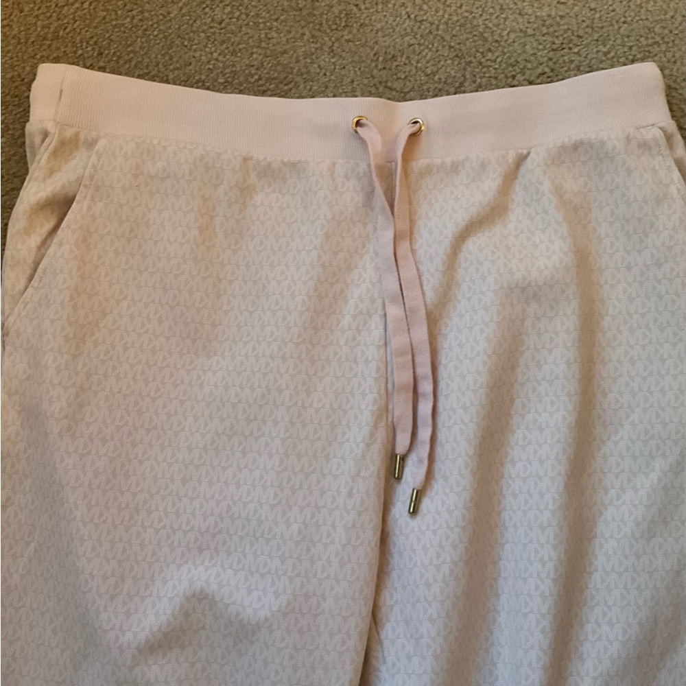 Pink Michael Kors Monogram Joggers